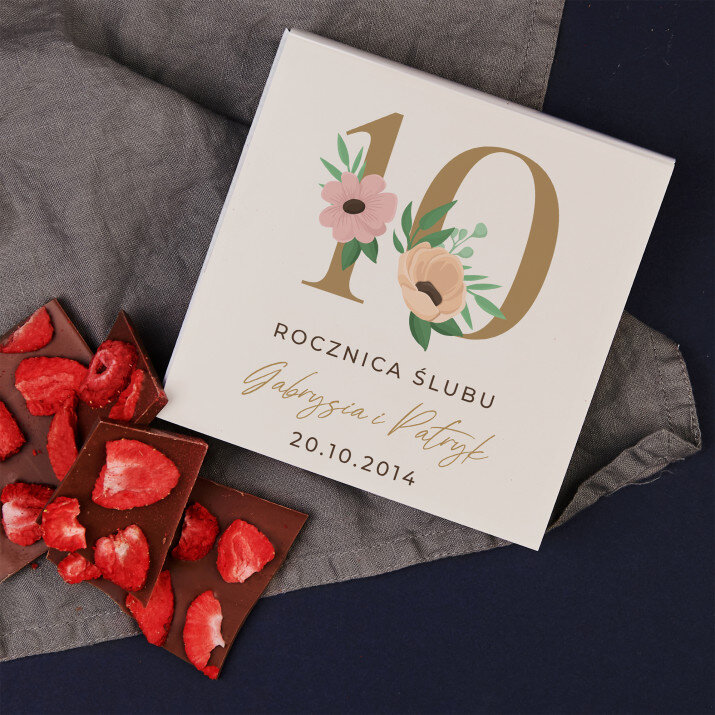 10 rocznica ślubu kwiaty - Czekolada z truskawkami 10 rocznica ślubu kwiaty - Czekolada z truskawkami