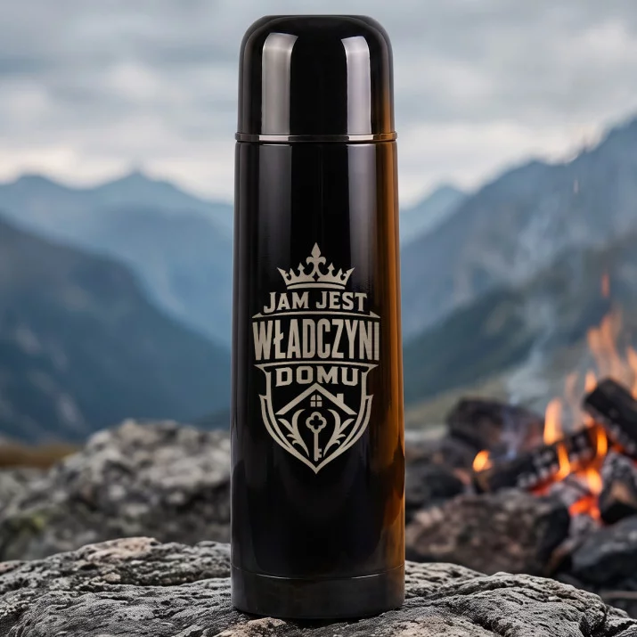 Termos 500ml Dla Żony Prezent Na Rocznicę Ślubu Dla Kobiety: Jam Jest Władczyni Domu Termos 500ml Dla Żony Prezent Na Rocznicę Ślubu Dla Kobiety: Jam Jest Władczyni Domu