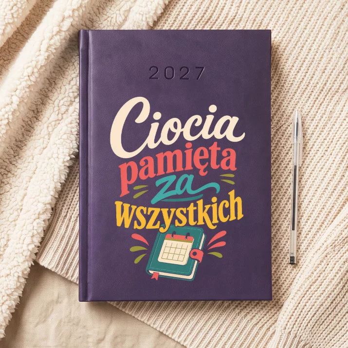 Kalendarz Książkowy A5 2027 Dla Cioci Prezent Dla Kobiety: Ciocia Pamiętliwa Kalendarz Książkowy A5 2027 Dla Cioci Prezent Dla Kobiety: Ciocia Pamiętliwa