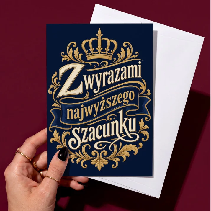 Kartka z Życzeniami Dla Dyrektora Dla Mężczyzny: Minimalistyczny Prestiż Kartka z Życzeniami Dla Dyrektora Dla Mężczyzny: Minimalistyczny Prestiż