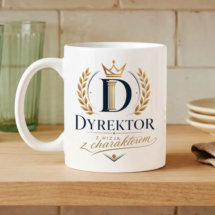 Kubek Z Nadrukiem Dla Dyrektora Prezent Dla Mężczyzny: Królewski Styl