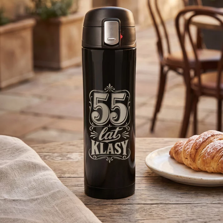 Kubek Termiczny 440ml Dla 55 Latka Prezent Na 55 Urodziny: 55 Lat Klasy