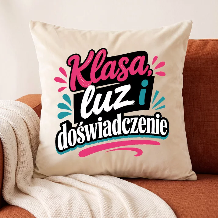 Poduszka Dekoracyjna Na 50 Urodziny Kobiety Prezent Na 50 Urodziny Dla Kobiety: Klasa I Luz Poduszka Dekoracyjna Na 50 Urodziny Kobiety Prezent Na 50 Urodziny Dla Kobiety: Klasa I Luz