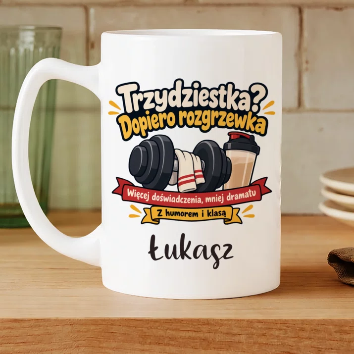 Kubek Personalizowany Na 30 Prezent Na 30 Urodziny Dla Mężczyzny: Trzydziestka? Dopiero Kubek Personalizowany Na 30 Prezent Na 30 Urodziny Dla Mężczyzny: Trzydziestka? Dopiero