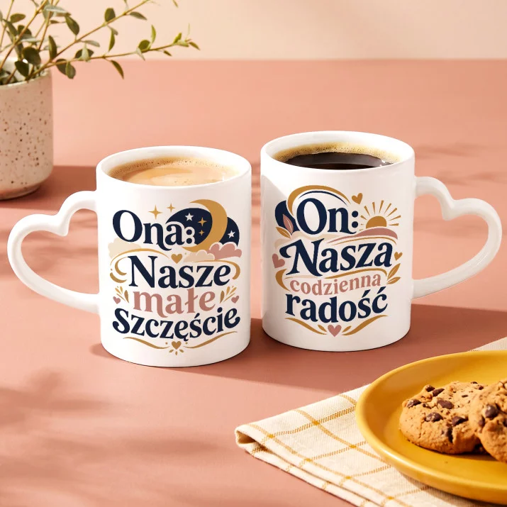 Zestaw Kubków Na Narodziny Dziecka Prezent Dla Pary: Razem Dla Maluszka Zestaw Kubków Na Narodziny Dziecka Prezent Dla Pary: Razem Dla Maluszka