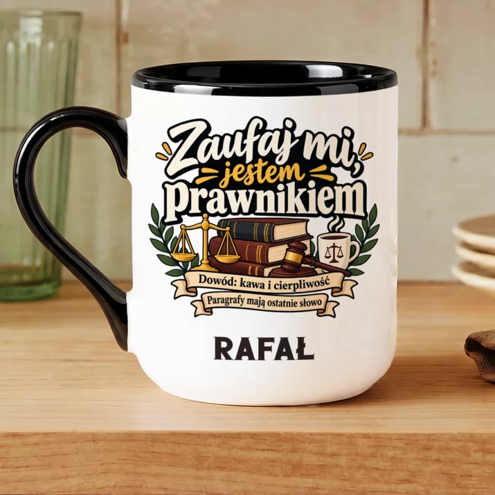 Kubek Personalizowany Dla Prawnika Prezent Dla Mężczyzny: Zaufaj Mi, Jestem Kubek Personalizowany Dla Prawnika Prezent Dla Mężczyzny: Zaufaj Mi, Jestem