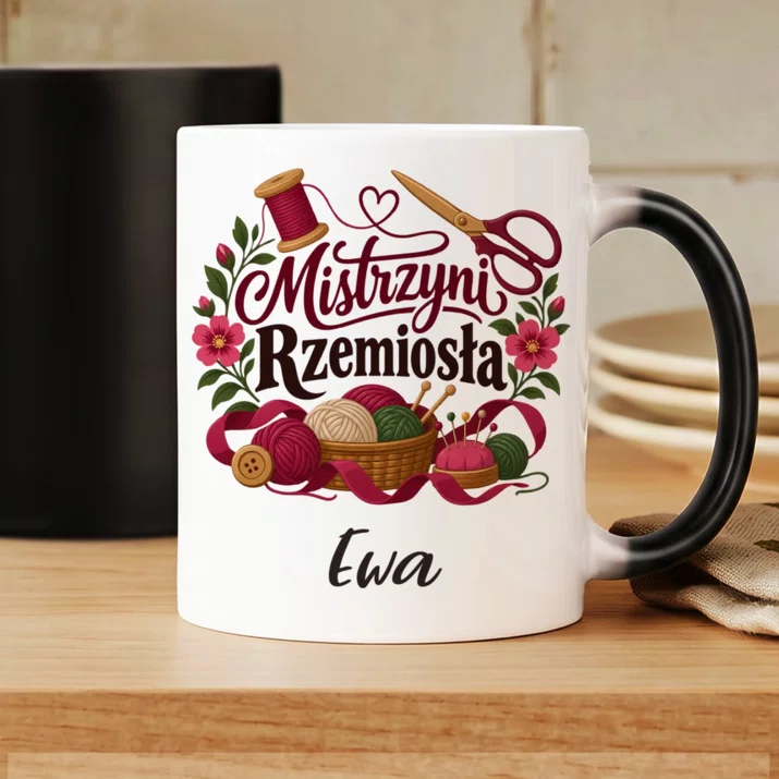 Kubek Personalizowany Dla 75 Latki Prezent Na 75 Urodziny Dla Kobiety: Mistrzyni Rzemiosła Kubek Personalizowany Dla 75 Latki Prezent Na 75 Urodziny Dla Kobiety: Mistrzyni Rzemiosła
