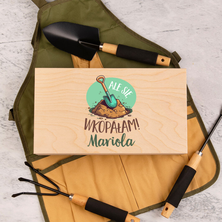 Ale się wkopałam - Zestaw narzędzi ogrodowych w pudełku