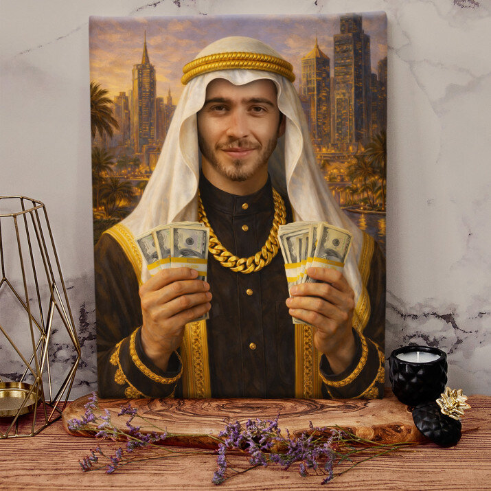 Arabski szejk - Portret marzeń