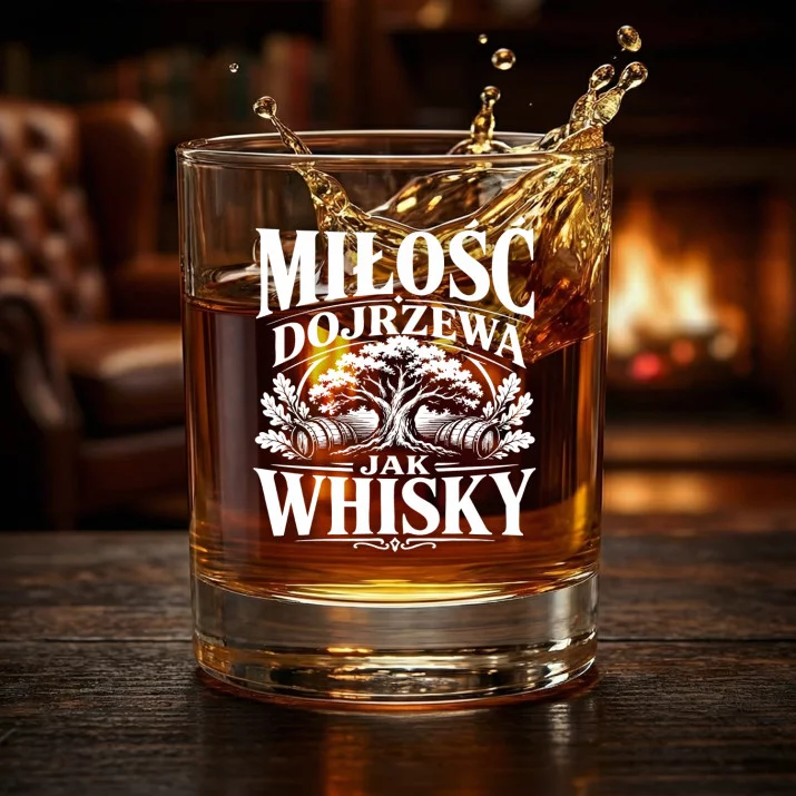 Szklanka Do Whisky Na 40 Rocznicę Ślubu Prezent Dla Mężczyzny: Miłość Dojrzewa Jak Whisky Szklanka Do Whisky Na 40 Rocznicę Ślubu Prezent Dla Mężczyzny: Miłość Dojrzewa Jak Whisky
