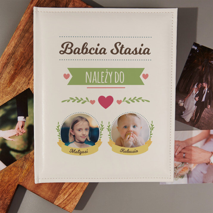 Babcia należy do - Personalizowany Album na zdjęcia