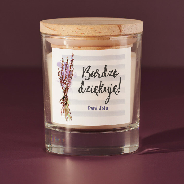 Bardzo dziękuję- Świeca Zapachowa Bardzo dziękuję- Świeca Zapachowa