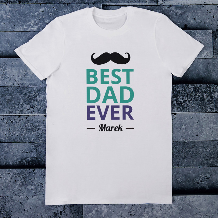 Best Dad - Koszulka męska z nadrukiem