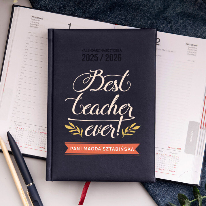 Best teacher ever - Kalendarz nauczyciela