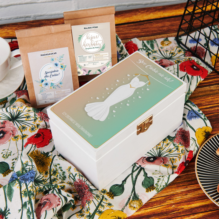 Bez Ciebie nie idę - Skrzynka na herbatę Bez Ciebie nie idę - Skrzynka na herbatę