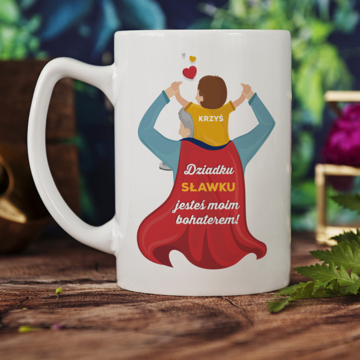 Bohater dziadek - Kubek personalizowany