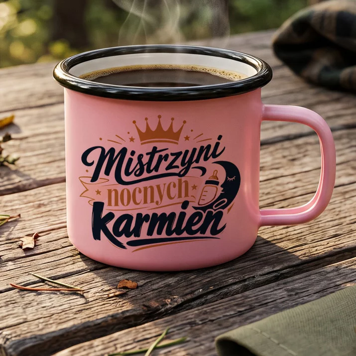 Kubek Emaliowany Dla Noworodka I Mamy Prezent Na Dzień Mamy Dla Kobiety: Suchy Humor Macierzyństwa
