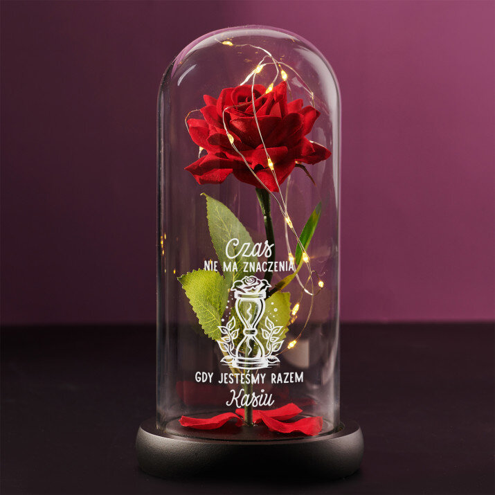 Czas nie ma znaczenia - Wieczna róża w szkle