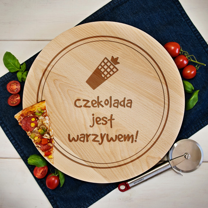 Czekolada jest warzywem - Deska obrotowa