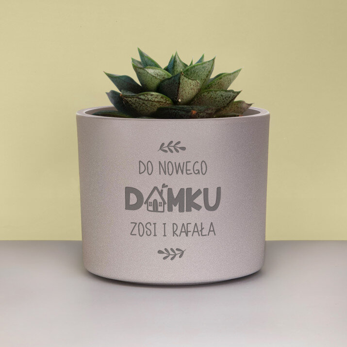 Do nowego domku - Osłonka na doniczkę