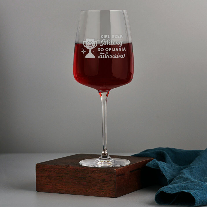 Do opijania sukcesów - Duży kieliszek do wina 600 ml Do opijania sukcesów - Duży kieliszek do wina 600 ml
