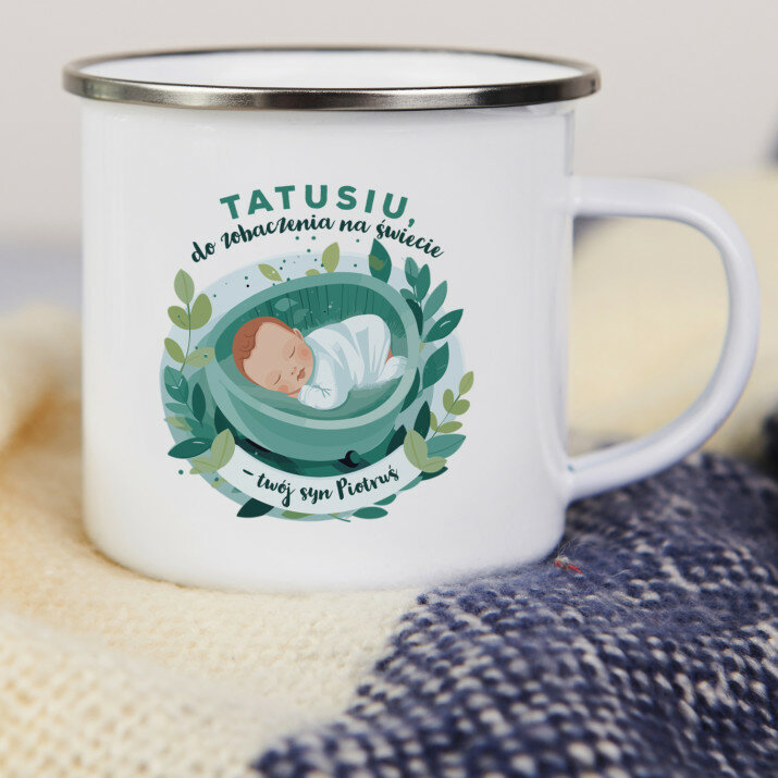 Do zobaczenia na świecie - Kubek emaliowany