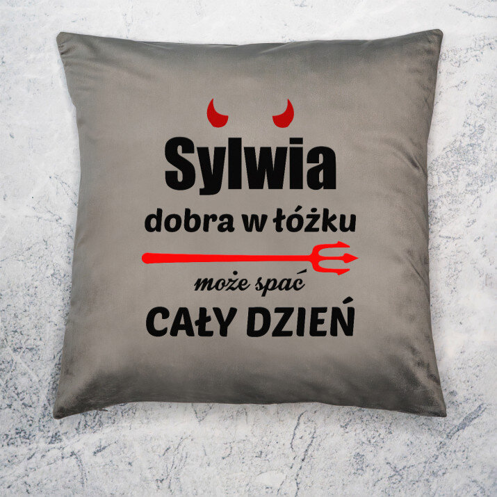 Dobra w łóżku - Poduszka dla Dziewczyny
