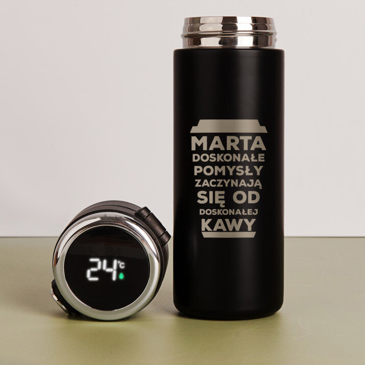 Doskonałe pomysły - Kubek termiczny z wyświetlaczem LED