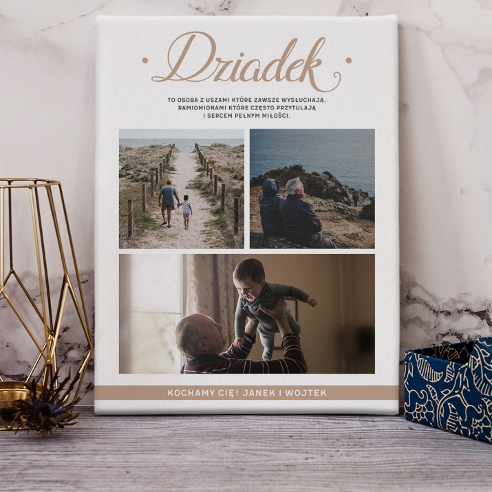 Dziadek - Kolaż ze zdjęć