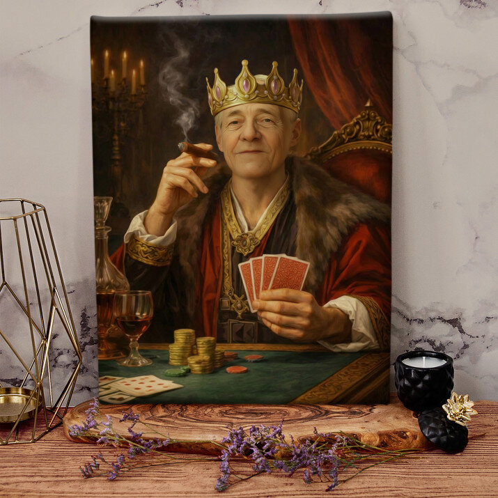 Dziadek król gier - Królewski portret
