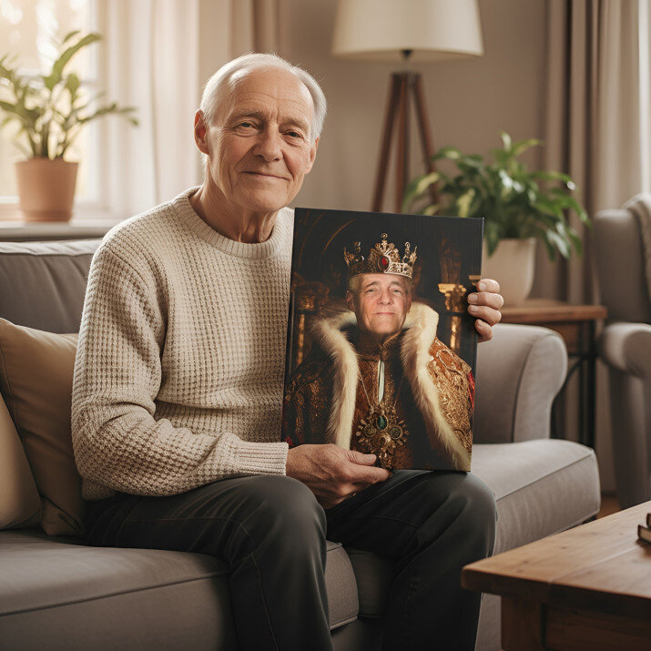 Dziadek król - Królewski portret Dziadek król - Królewski portret