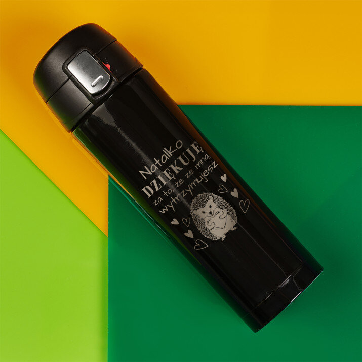 Dziękuję, że wytrzymujesz - Kubek termiczny 440 ml