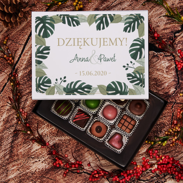 Dziękujemy 2 - Praliny z belgijskiej czekolady Dziękujemy 2 - Praliny z belgijskiej czekolady