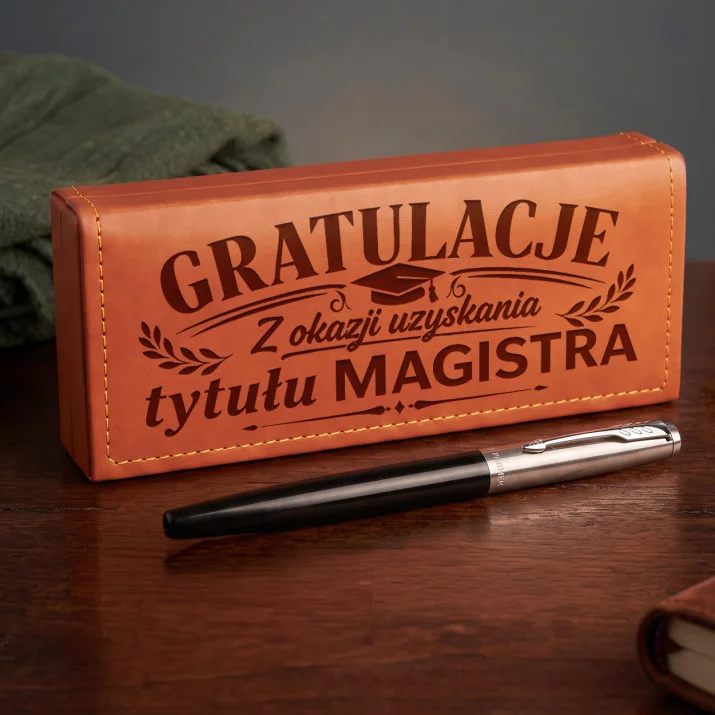 Pióro Wieczne Parker W Etui Dla Magistra Prezent Dla Mężczyzny: Magisterskie Gratulacje Pióro Wieczne Parker W Etui Dla Magistra Prezent Dla Mężczyzny: Magisterskie Gratulacje