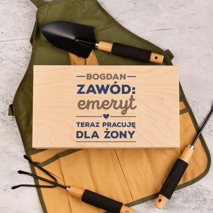 Emeryt - Zestaw narzędzi ogrodowych w pudełku