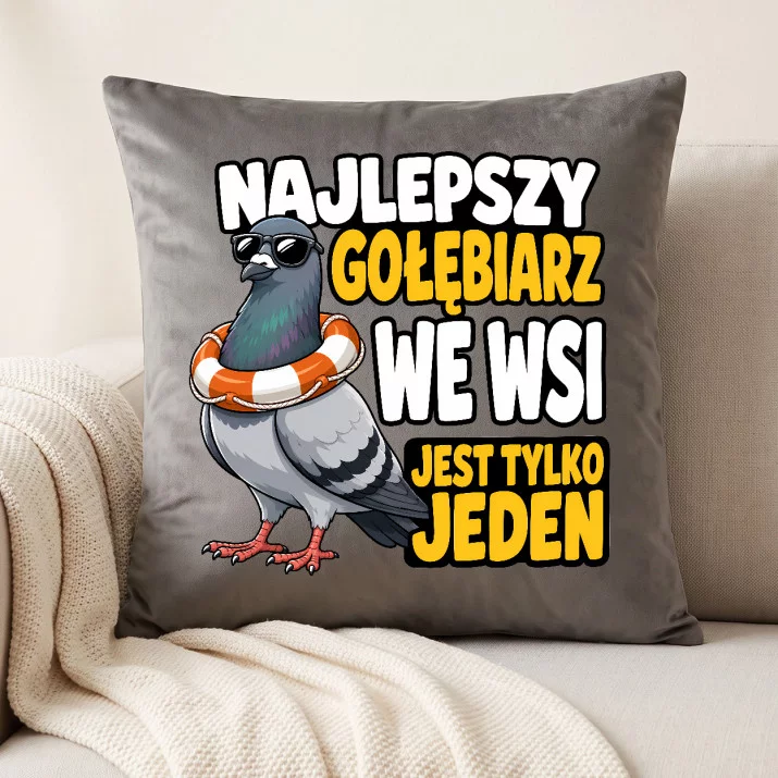 Poduszka Dekoracyjna Dla Mężczyzny Prezent Dla Mężczyzny: Najlepszy Gołębiarz We Wsi