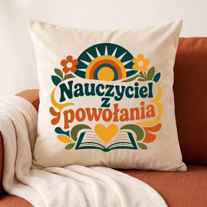 Poduszka Dekoracyjna Dla Nauczyciela Na Koniec Roku Prezent Na Dzień Nauczyciela Dla Mężczyzny: Duma Nauczycielska