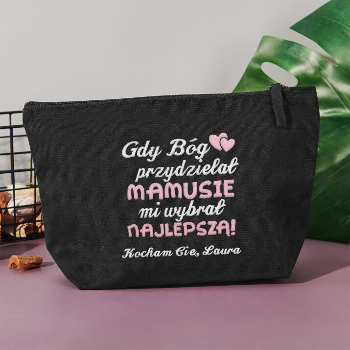 Gdy Bóg przydzielał mamusie - Damska kosmetyczka czarna