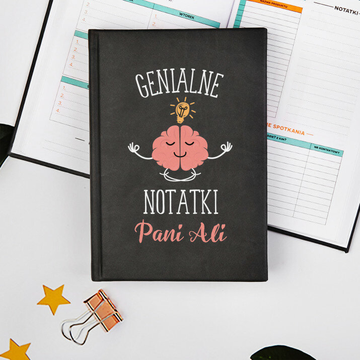 Genialne notatki - Planer Książkowy A5 Genialne notatki - Planer Książkowy A5