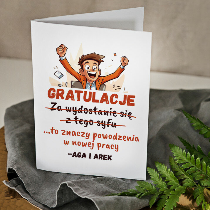 Gratulacje i powodzenia - kartka z życzeniami Gratulacje i powodzenia - kartka z życzeniami