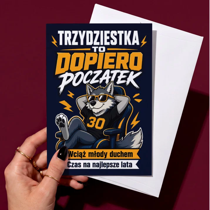 Kartka z Życzeniami Dla 30 Latka Na 30 Urodziny Dla Mężczyzny: Trzydziestkowy Humor