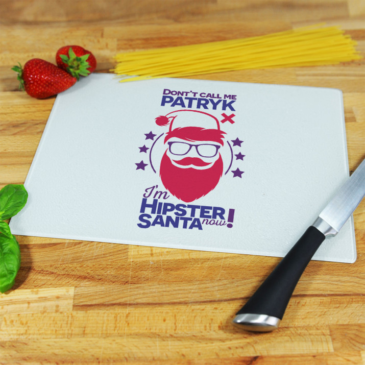 Hipster Santa - deska do krojenia