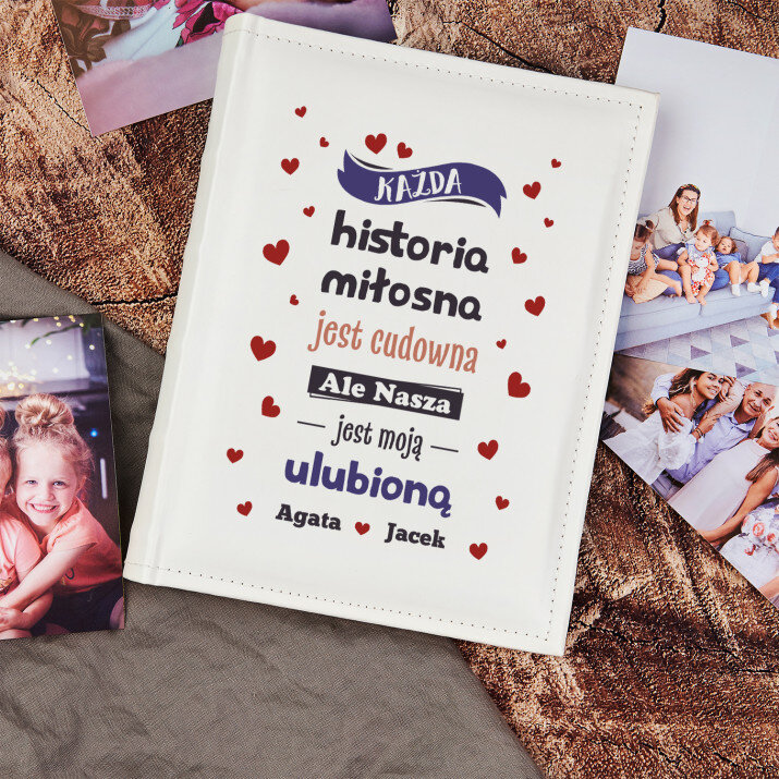 Historia miłosna - Personalizowany Album na zdjęcia