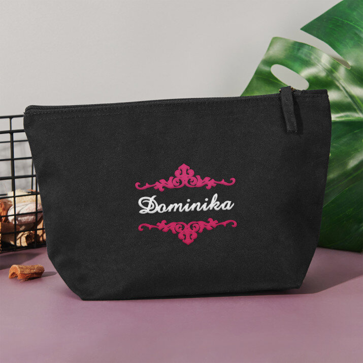 Imię elegant - Damska kosmetyczka czarna Imię elegant - Damska kosmetyczka czarna