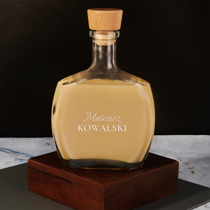 Imię i nazwisko - Karafka do nalewek