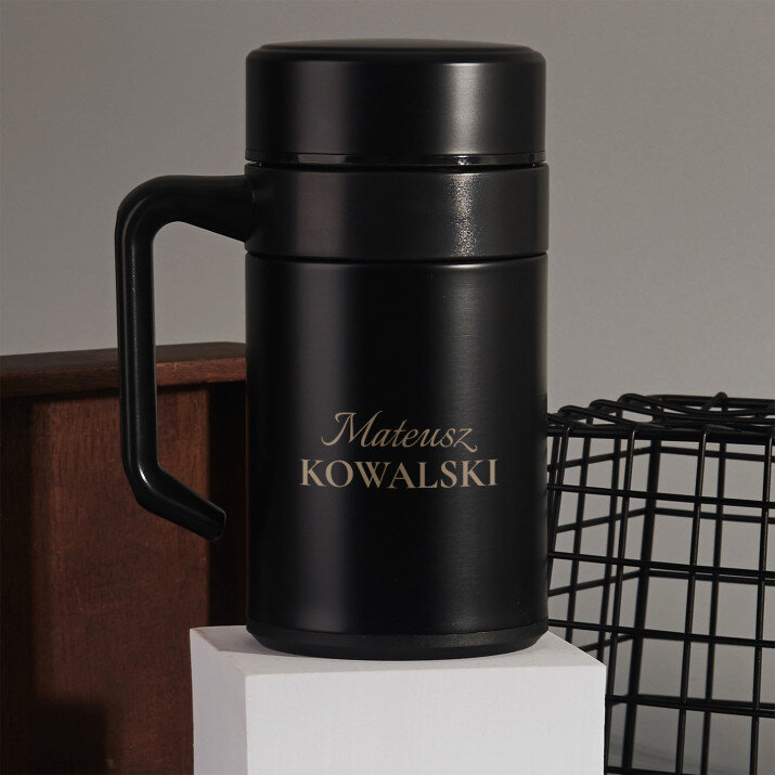 Imię i nazwisko - Kubek termiczny 400 ml