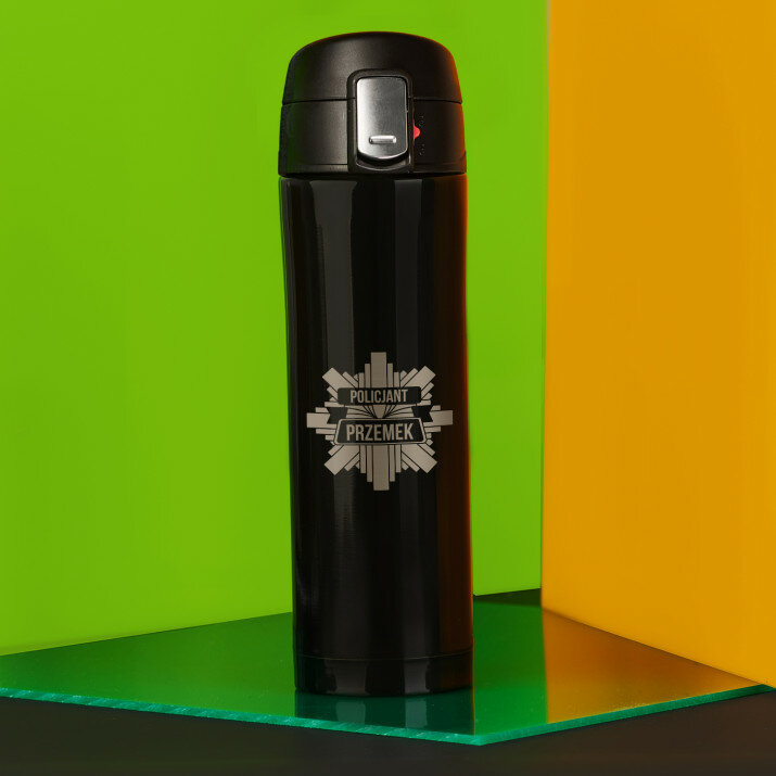 Imię policjant - Kubek termiczny 440 ml