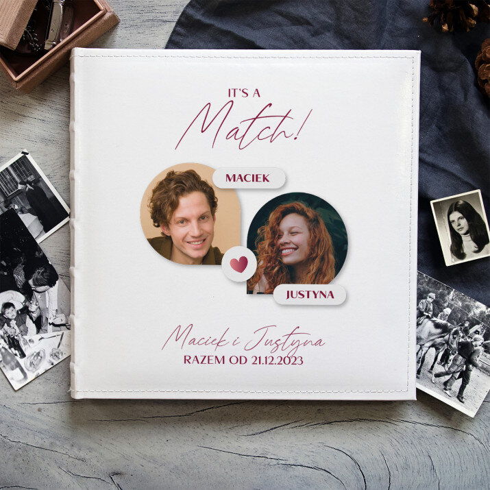 It’s a match - Personalizowany Album na zdjęcia It’s a match - Personalizowany Album na zdjęcia