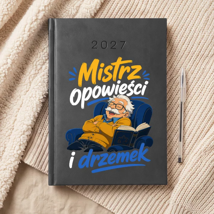 Kalendarz Książkowy A5 2027 Na Dzień Dziadka Prezent Dla Dziadka Mężczyzny: Mistrz Drzemek Kalendarz Książkowy A5 2027 Na Dzień Dziadka Prezent Dla Dziadka Mężczyzny: Mistrz Drzemek