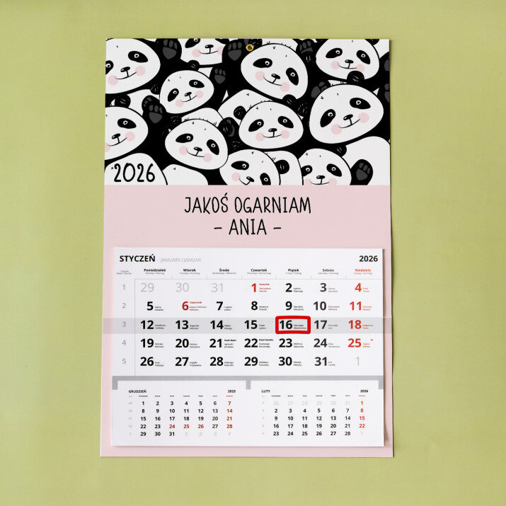 Jakoś ogarniam - Kalendarz jednodzielny